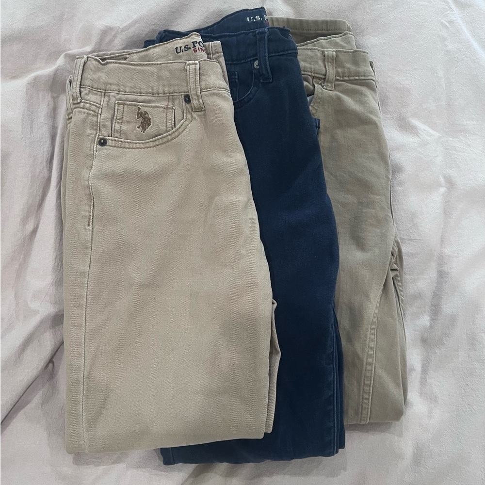 Polo by Ralph Lauren Tan and Blue Chinos